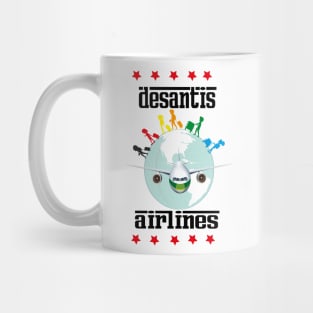 desantis airlines tee shirt Mug